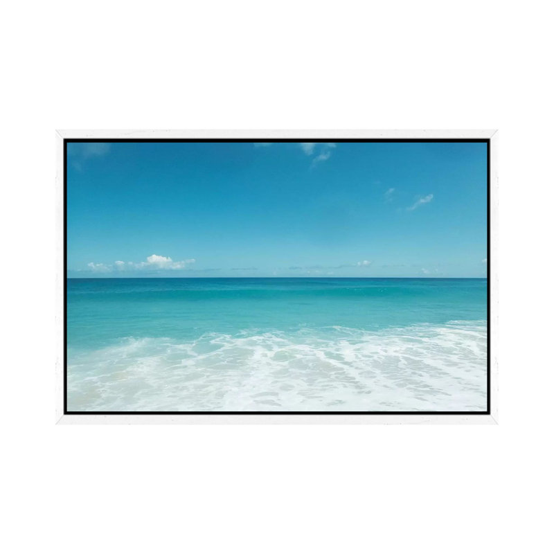 Hawaiian Water XI by Bethany Young - Print on Canvas, 66.04cm H x 101.6cm W x 3.81cm D, White Framed