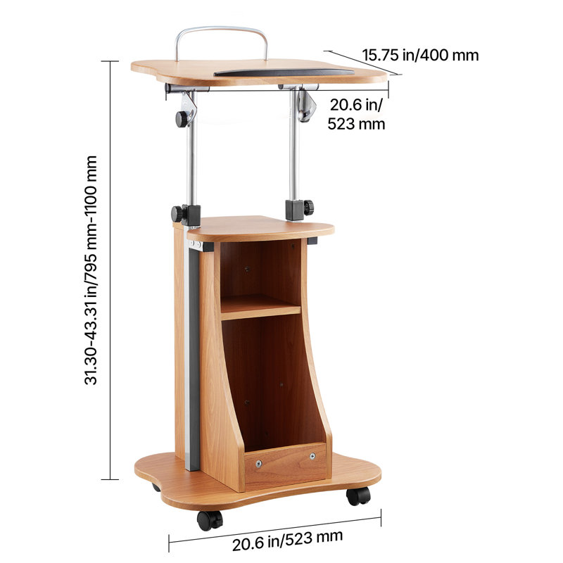 110cm Tabletop Lectern with Storage