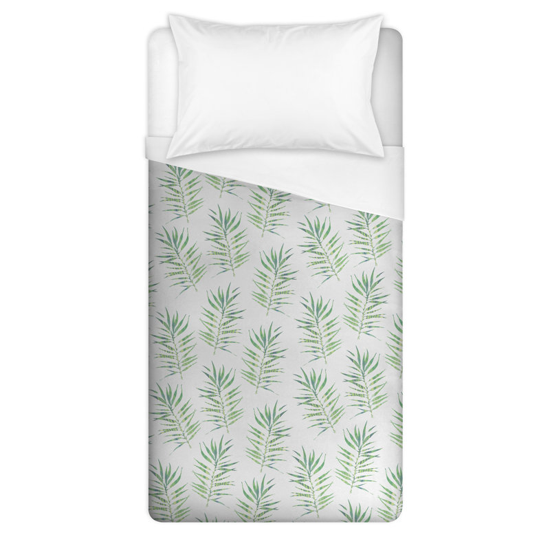 Coastal Floral Duvet Cover, Twin Duvet Cover