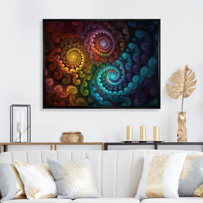 Happy Spiral Rainbow Fractals I