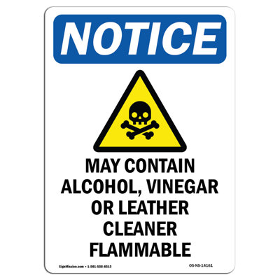 Peut contenir de l'alcool avec symbole