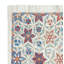 29 x 29 po 100% soie. Nappe brodée. Décoration murale Boho. Jeté fait à la main