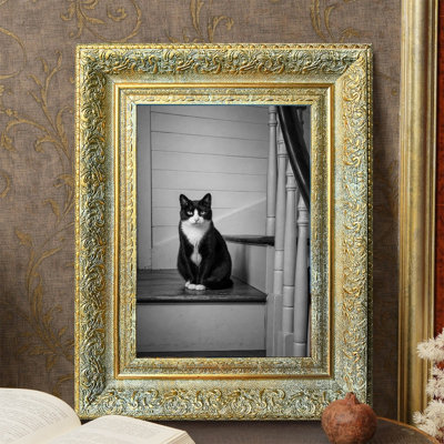 Cadre de table de table antique 1PC 8 po x 10 po avec fixation murale ou de table