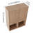 24" Bathroom Side Cabinet with Soft Close Doors, Float Mount Design