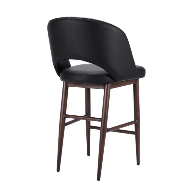 Tabouret de direction noir, Noir