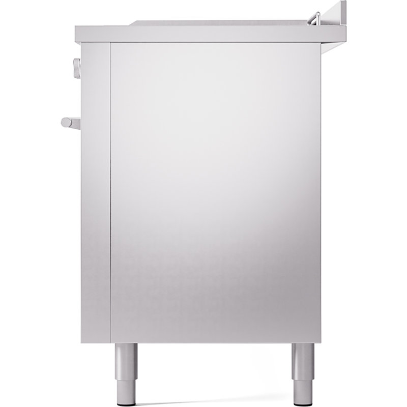 ILVE ProfessionalPlus II 60 Dual Fuel Range, knobs, Stainless Steel, Liquid Propane