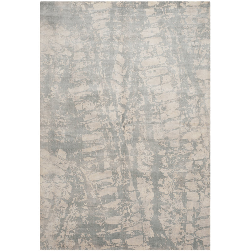 Tapis tibétain en coton et viscose Radel, Rectangle 9 pi x 12 pi