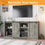 Unfinished Accent Cabinet with Fireplace Included-723942861