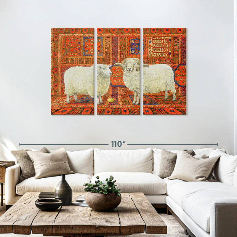 Brampt Persian Wool, 48" H x 74" W