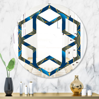Miroir mural abstrait sans vagues abstrait