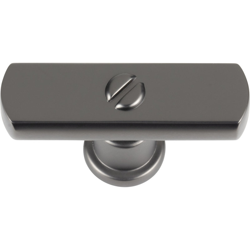 Everitt 4.44" Length Bar Knob, Slate