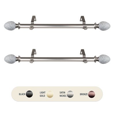 Adjustable Single Curtain Rod
