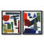 " Colourful Shapes II " 2 - Pieces