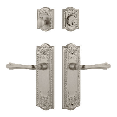 Nostalgic Warehouse Meadows Entry Set with Fleur Lever