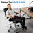 Nouhaus Posture Ergonomic Leather Office Chair. Click5 Lumbar Support with Flip-Up Arms. Modern Swivel Executive Chair and Computer Desk Chair  Black-57840355