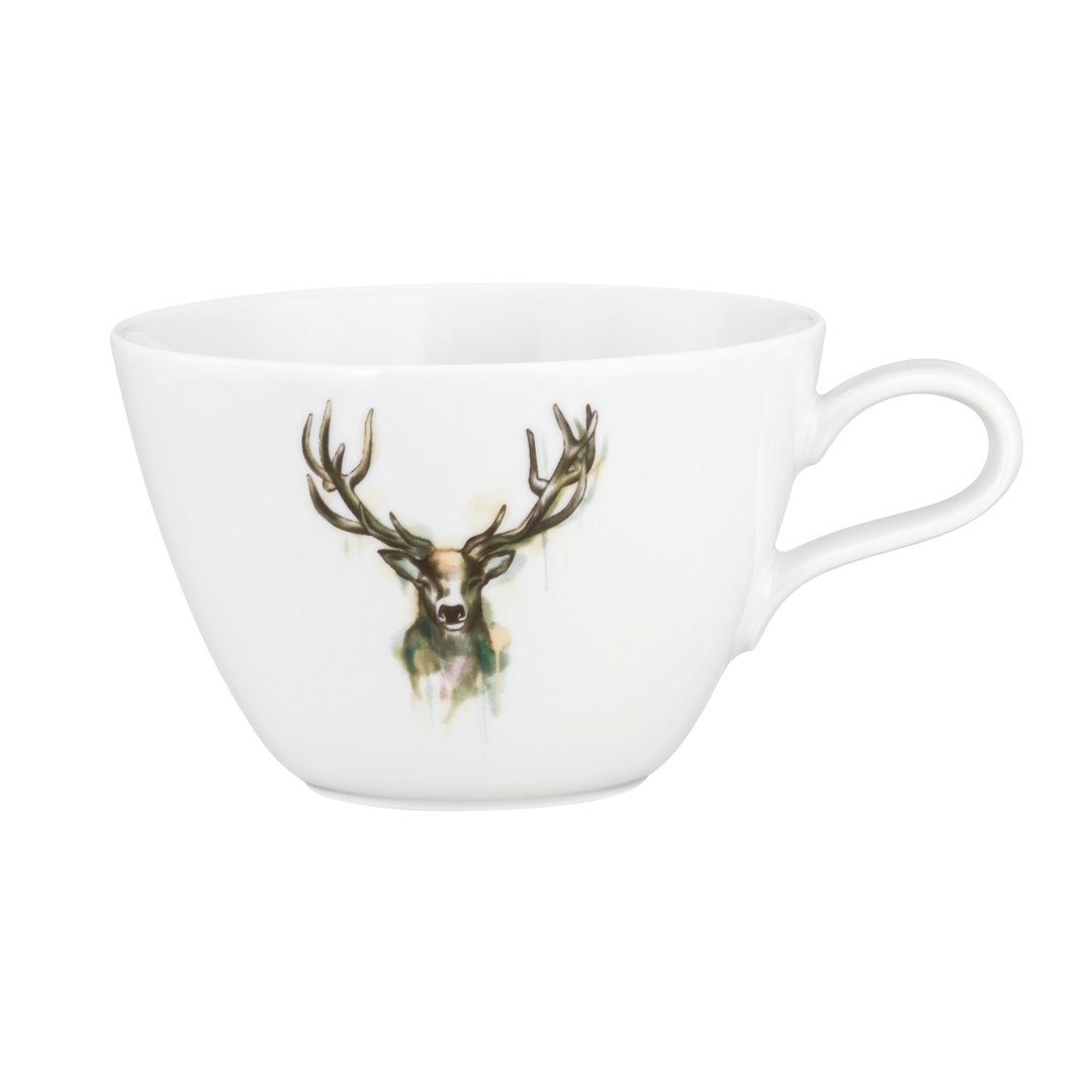 Seltmann Weiden Milchkaffeeobertasse 0,37 l Life Nature Hirsch