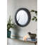 Miroir mural 23,5 pouces avec cadre en bois, accent classique antique pour différentes pièces