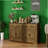 Accent Cabinet, Kitchen Storage Sideboard With Drawers, Adjustable Shelves-1772604945