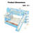 Twin-Over-Twin Castle Style Bunk Bed-2063279788-2063279786