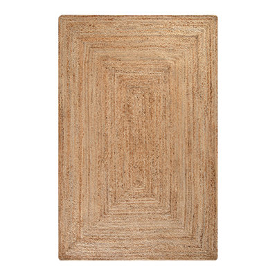 Gage Hand Braided Jute/Sisal Miramar Tan Area Rug