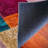 Premium Cotton Area Rug (4 x 6 ft), Pink, Orange, Green, Cream & Navy Blue | 100% Cotton, 1.3 lbs/sq ft, 0.3 in Pile Height | Antibacterial, Non-Slip PVC Underside, Machine Washable for Easy Care & Durability-112936317