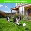 99 cm H x 719.33 cm W Steel Border Fencing with 10 Panel(s) Included