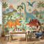 Papier peint volcanique préhistorique Dinosaur Adventure-1566403973-1566403968