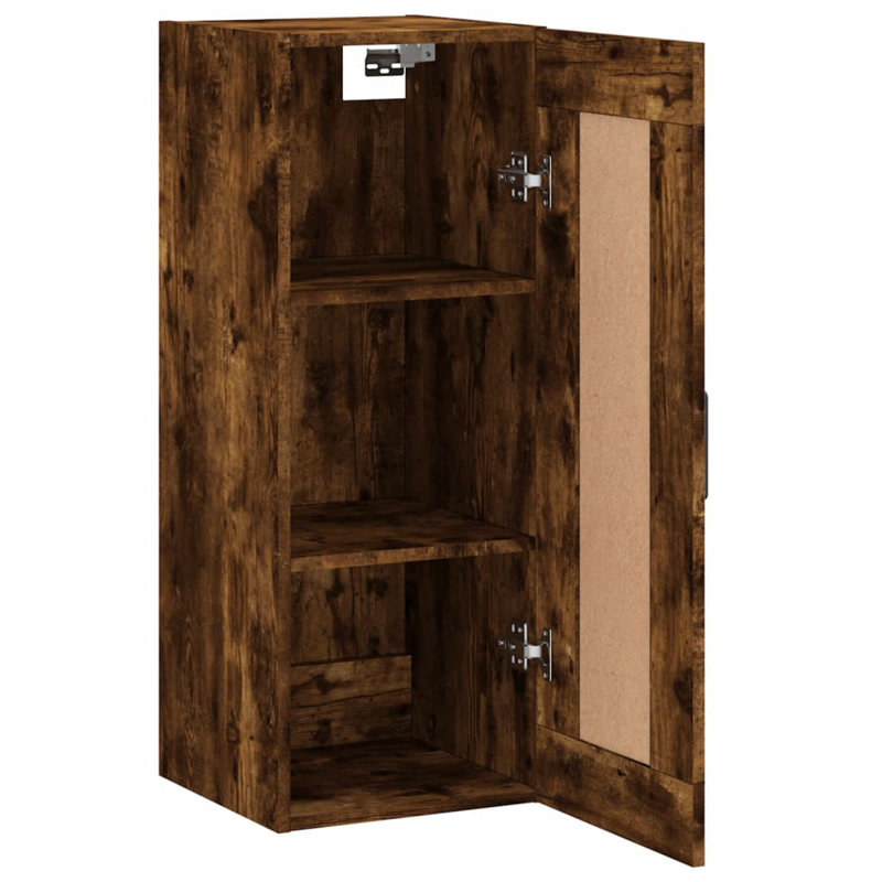 Mehrunisha Bathroom Cabinet, Smoked Oak