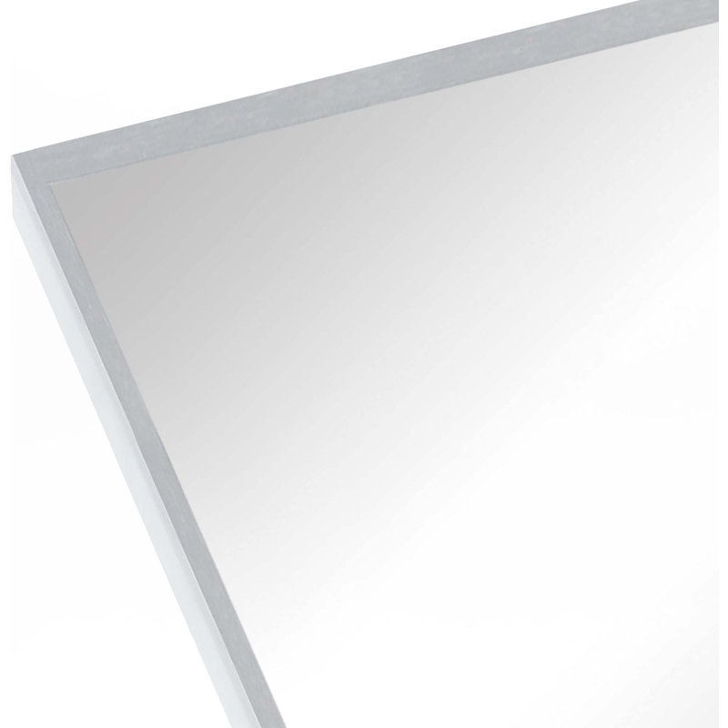 Miroir de salle de bain, Argent argent, H 36 po x l 24 po