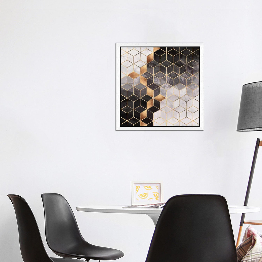 Smoky Cubes II by Elisabeth Fredriksson - Print on Canvas