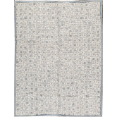 Hand-Knotted High-Quality Light Blue Area Rug