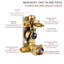 Système de douche mural de luxe avec affichage numérique Herathena (valve brute incluse)-66097072