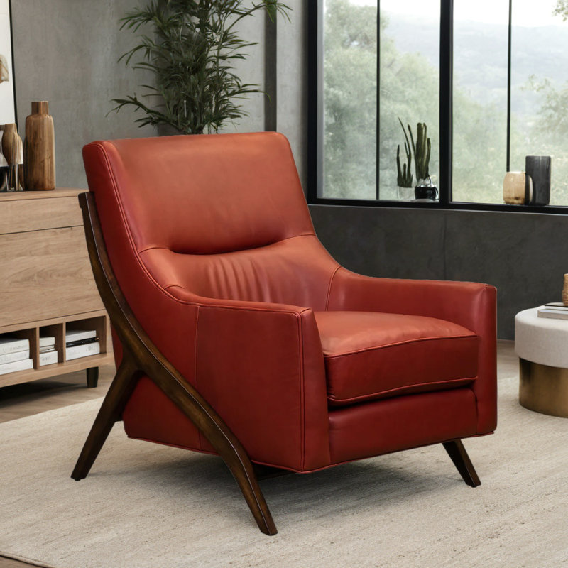 Anastasia Chair in Elate Lily, Anastasia Red