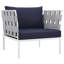 Ensemble de canapé modulaire d'extérieur en aluminium 10 pièces Modway Harmony-1304350487