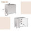Buffet moderne à 2 portes - Buffet avec pieds en métal thermolaqué