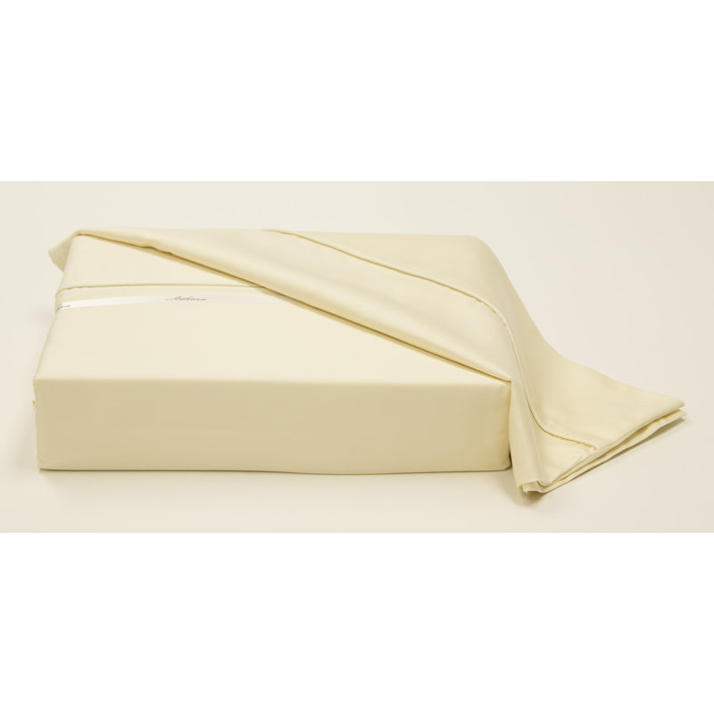 Drap-housse de mélange de coton 250 fils Hoggard, Crème, Simple