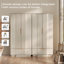 Armoire à panneau cannelée Designer Modern-965288919