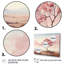 Arbre de minimalisme rose solitude III-161533985-161533984