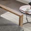 Chaise d'appoint pivotante moderne rembourrée avec accoudoirs en bois massif-890586969