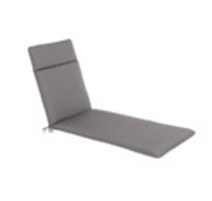 Sun Lounger Seat/Back Cushion, Taupe