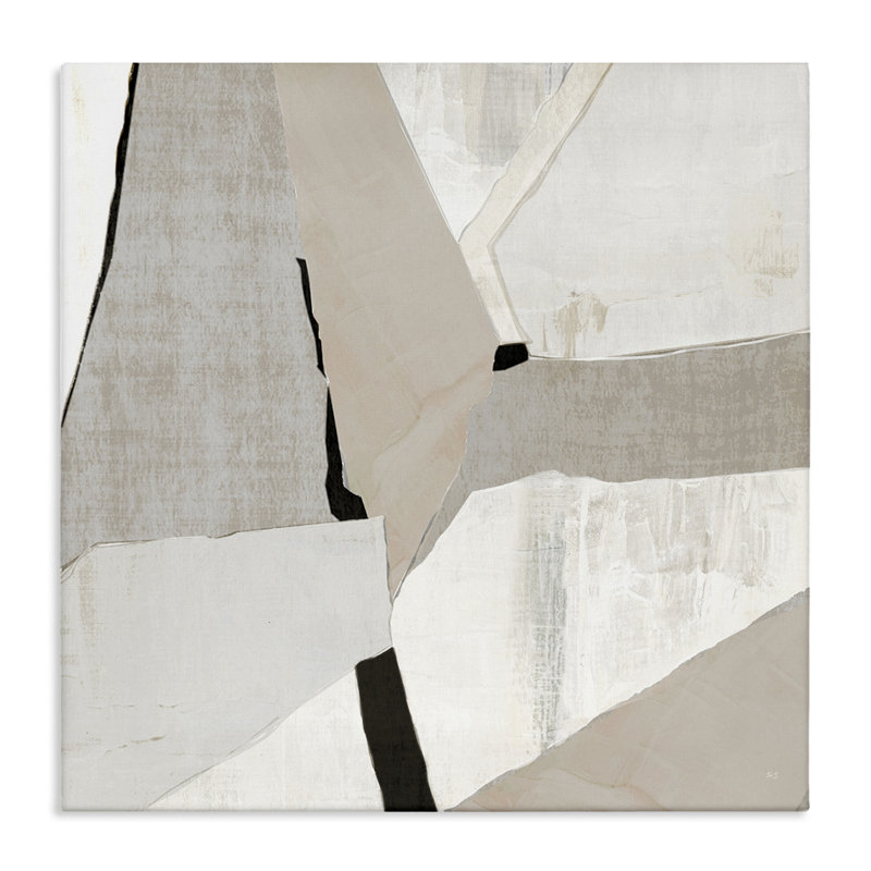 «Rugged Shapes in Beige», art mural par Susan Jill, H 30 po x l 30 po