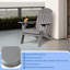 Chaise Adirondack pliante en plastique avec dossier réglable Unicoi-1812206645