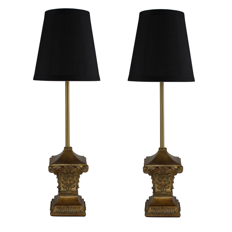 Ensemble de lampes 19 po Coonrod World Menagerie, Or Paris, Noir