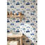 Papier peint voitures blanches sur fond blanc-1848773563