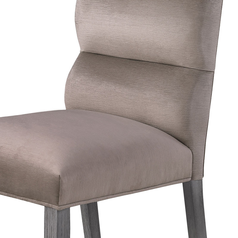 Chaises d'appoint rembourrées Tameka, Frêne