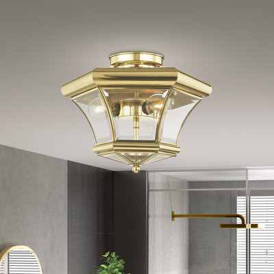 Plafonnier semi-encastré 3 lumières 12,5 po Mcquaig