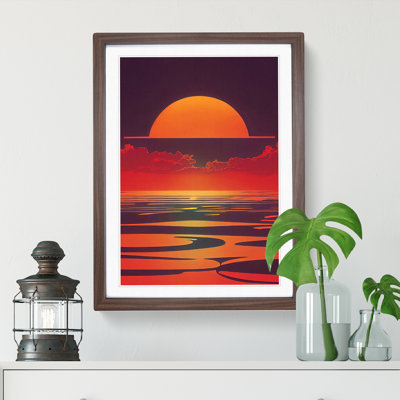 Artsy Sunset View - Wall Art