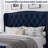Velvet Upholstered Platform Bed, No Box Spring Needed-15786113-15786112