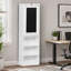 Armoire de bureau murale pliable, avec tableau noir et tablette latérale, peu encombrante-133655174