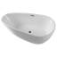 Baignoire de trempage autoportante 55 po. x 29,5 po. Capsule